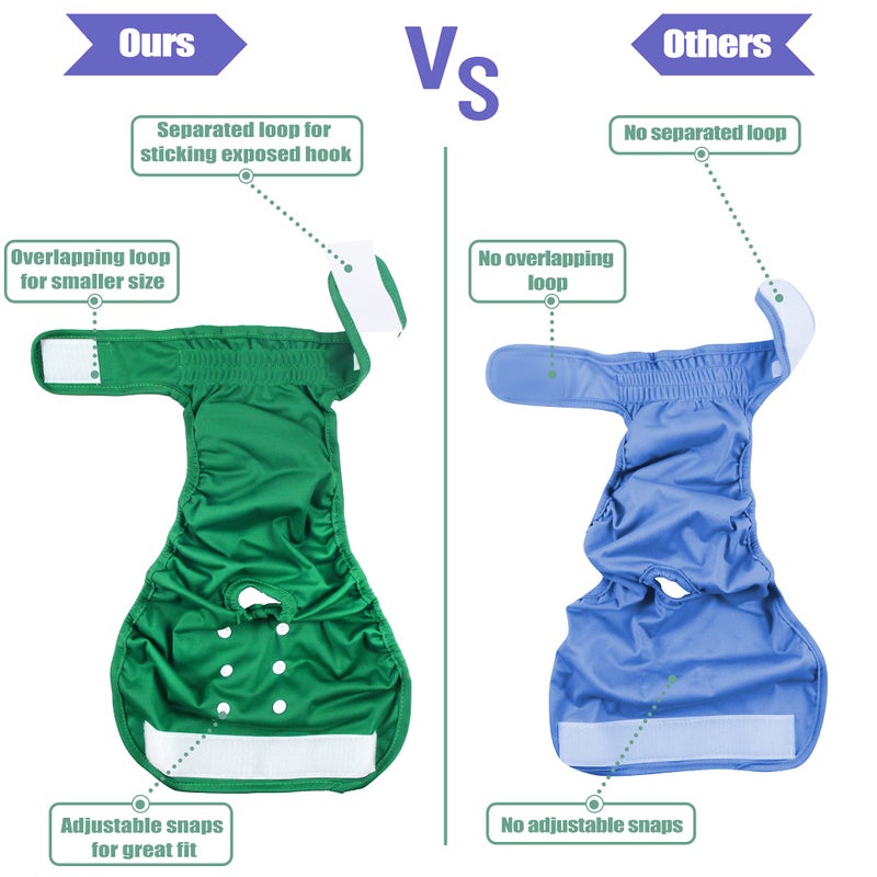wegreeco Washable Female Dog Diapers (Pack of 3) - Image 3
